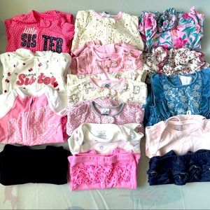 SOLD‼️ Babygirl 3/3-6m clothes bundle